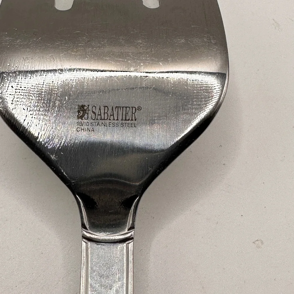 Sabatier 18/10 Stainless Steel Cold Meat Fork 3 Tine‎ Serving Flatware Silver